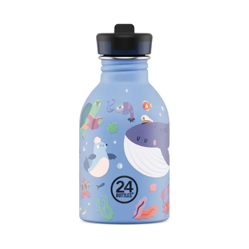Trinkflasche 24 Bottles blau