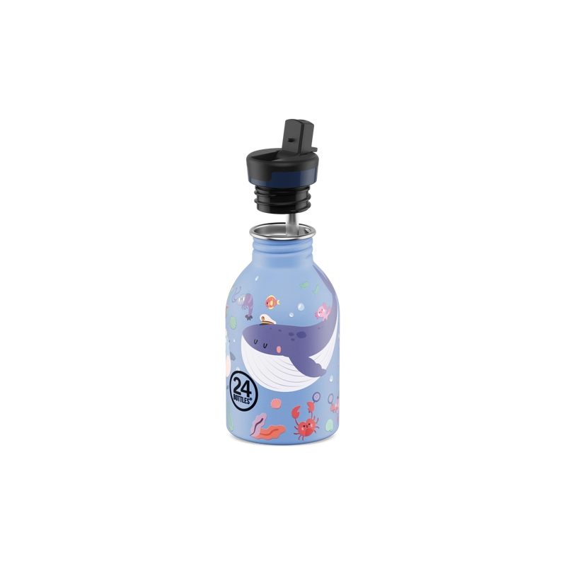 Trinkflasche 24 Bottles blau