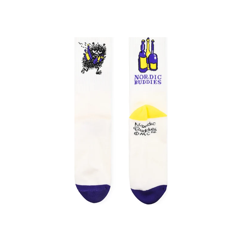 Socken NordicBuddies weiß