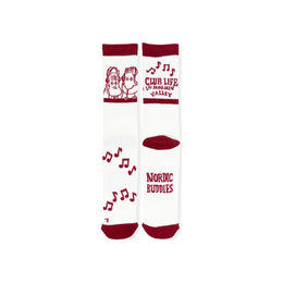 Socken NordicBuddies weiß