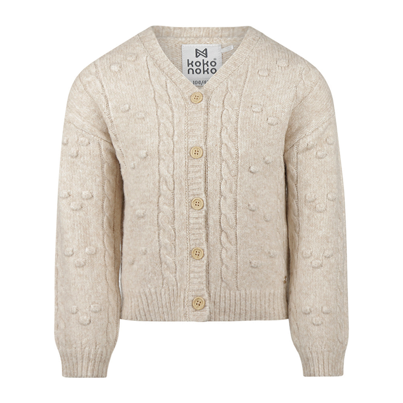 Strickjacke Koko noko beige