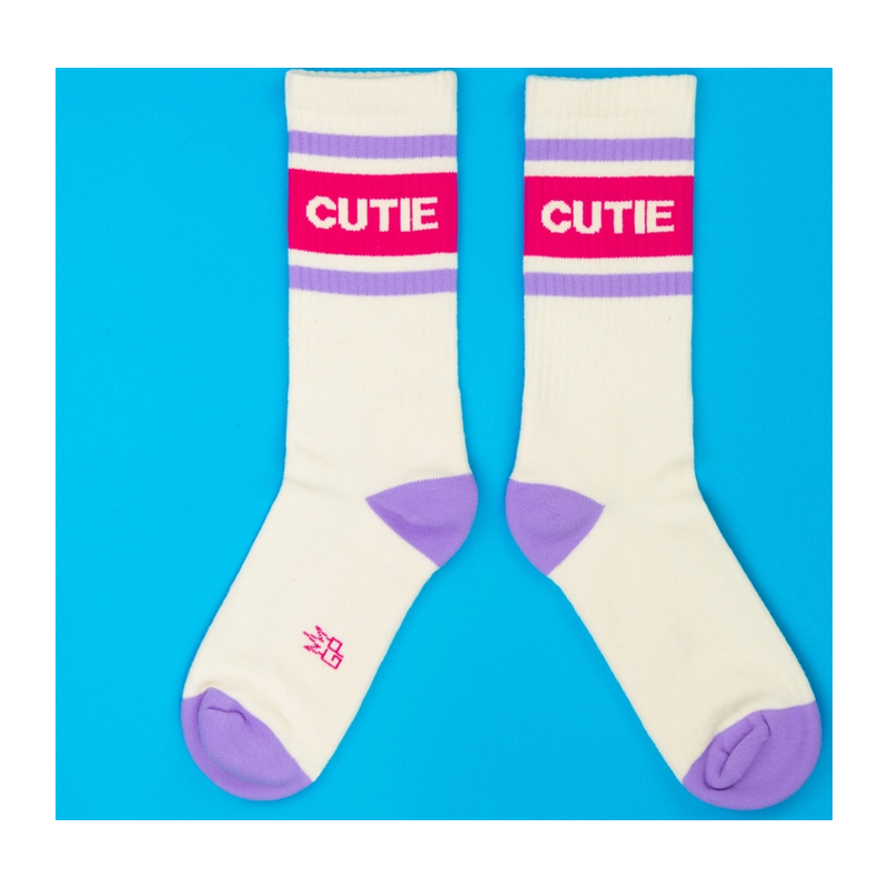 Socken Gumball Poodle weiß