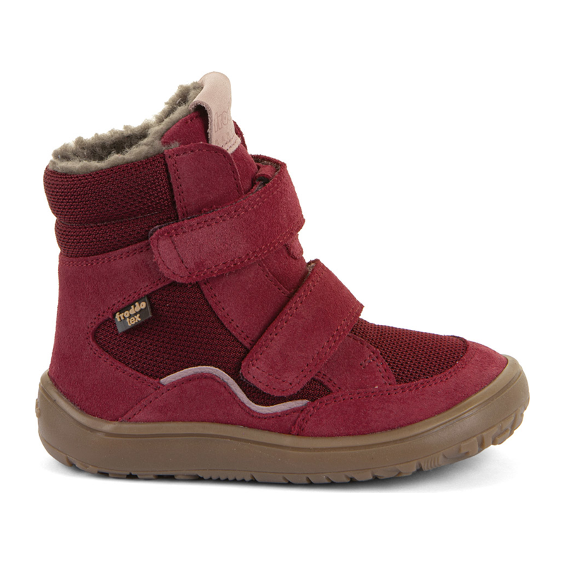 Barfuß-Winterschuh Froddo rot