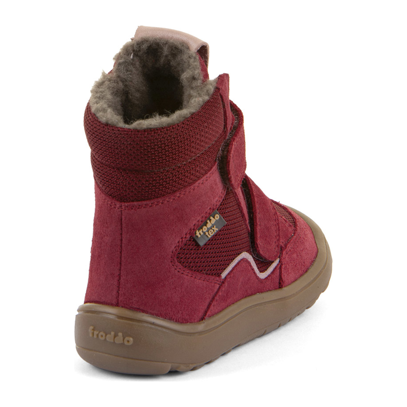 Barfuß-Winterschuh Froddo rot
