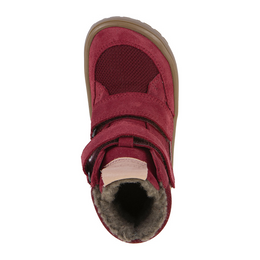 Barfuß-Winterschuh Froddo rot