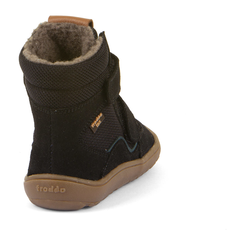 Barfuß-Winterschuh Froddo schwarz